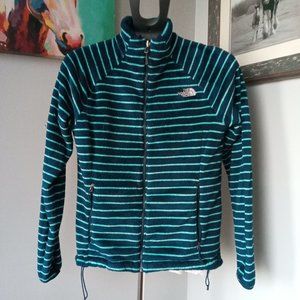 The North Face Women’s Osito Silken Fleece Striped Full Zip Jacket Size medium